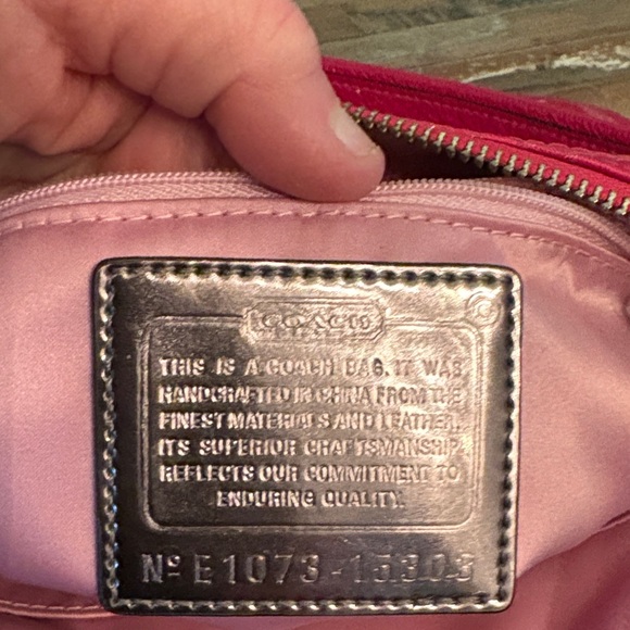 RARE COACH POPPY 2way Shoulder Bag beautiful condition - Picture 6 of 8